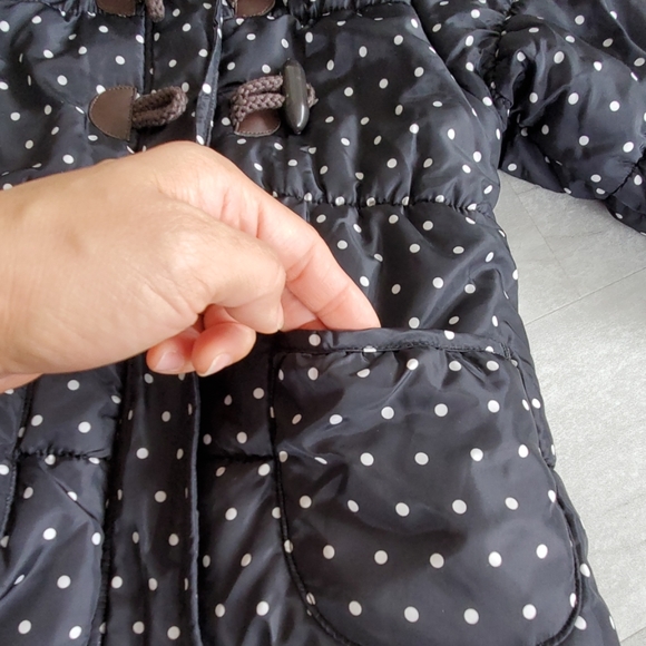 CUTE PARADISE zipped polka dot puff jacket - Picture 4 of 8